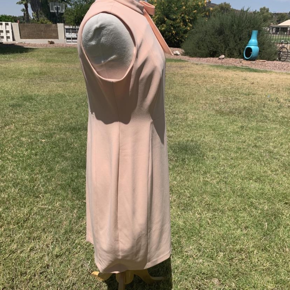 Calvin Klein pink blush sleeveless dress women's size 14 new with tags - Picture 8 of 9